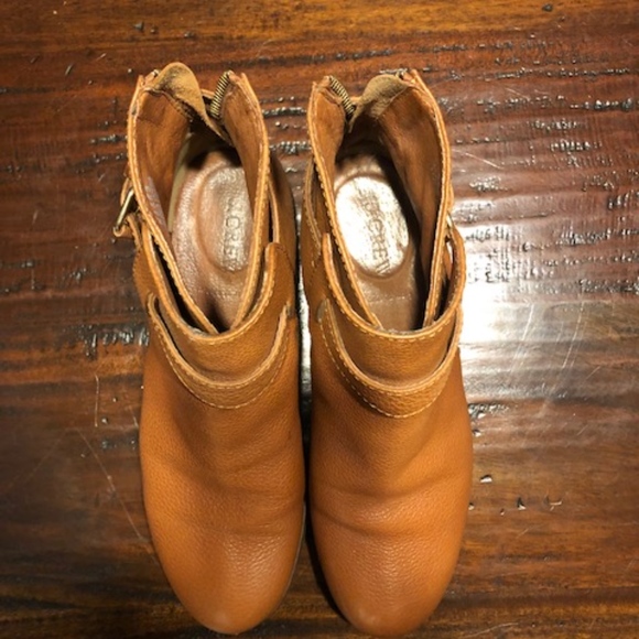 Chestnut brown J.Crew leather booties - Picture 2 of 8